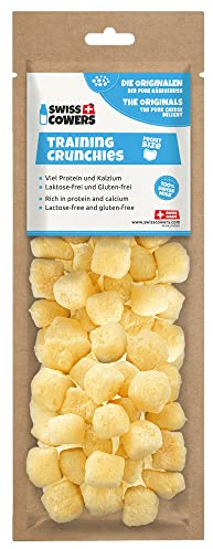 Swiss Cowers Käse Training Crunchies | 100% Schweizer Milch | perfekt für Junge & ältere Hunde | Zahnpflege | ohne Laktose | Besonders klein - Ideal als Trainingssnack oder zur Belohnung (Original)