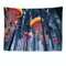Ulticool - Méduses Forêt Nature Psychédélique Fantasy - Tapisserie murale - 200x150 cm - Grande tapisserie – Poster - Accessoires pour Chambre Salon Chambre d'enfants