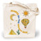 Loxato Stoffbeutel Bedruckt - Stofftasche - Baumwolltasche Bedruckt 100% B35 x H42 x T8 cm - Tragetasche Canvas-Stoff 220 g/m2 - Jutebeutel - Einkaufstasche Lange Henkel 70cm - Einkaufsbeutel