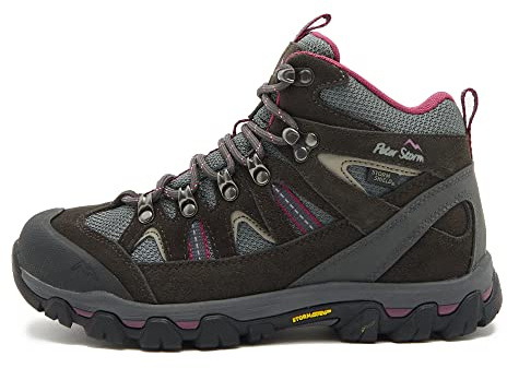 Peter Storm Women’s Arnside II Mid Walking Boot with High Traction Rubber Sole & Ankle Support, Suede, Waterproof, Breathable, Lightweight, Durable, Camping, Outdoors, Hiking & Trekking Footwear