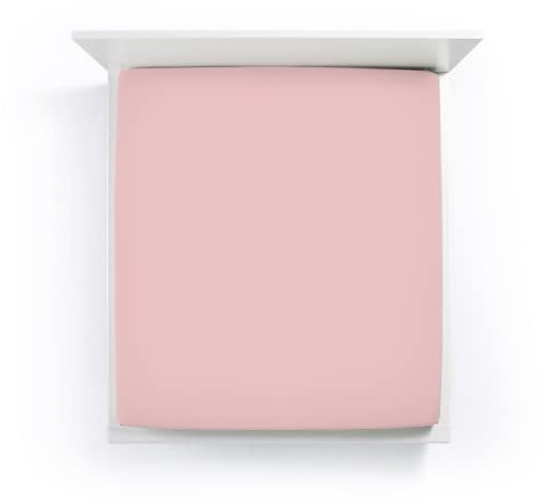 Bella Donna Premium Fitted Sheet 180 x 190 - 200 x 220 cm Dusky Rose