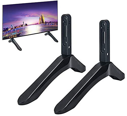 HIULLEN Pedestal Feet - Universal TV Stand Legs, Fits Most 32-65 Inch TVs with Mounting Hole Distance 20mm-50mm