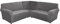 TIUTIU L-Form Sofahusse 5/7-Sitzer Eckcouch Cover, Elastischer Ecksofabezug Mit Anti-rutsch Schaumstoffankern, 3-teilige Dicker Plüsch Samt Schonbezug (Grey,5-Sitzer)