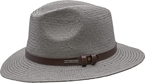CHILLOUTS Herren Padua Hat Panama-Hut, Grau, L-XL EU