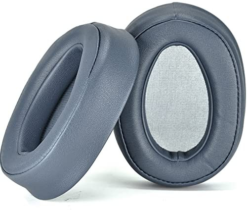 Sodorous Moonlight Blue Ear Pads for Sony WH-H900N, MDR-100ABN Headphones - Soft Memory Foam, Faux Leather - Replacement Cushions for Comfortable Listening