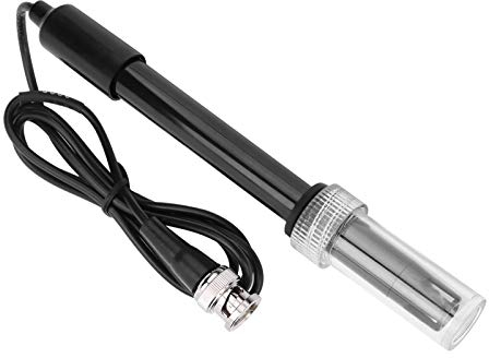 Candeon PH Sonde für Wasser, 0-14 PH Elektrode mit BNC Steckdose, Wasserqualität PH Elektrodensonde Sensorsonde Ersatzsonde für PH Messgerät, Meter, Monitor, Controller for Aquarium Hydroponics Pool