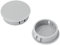 Qrity 20 PCS Plastic Button Plugs, 19mm Round Drill Hole Cover Caps, Snap on Type, Furniture Hole Caps, Grey, for Cabinet Desk Table Chair Cupboard Wardrobe