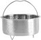 Cesta de Vapor de Acero Inoxidable, Práctica Olla Arrocera Redonda de Calentamiento Rápido, Rejilla para Cocinar Al Vapor para Verduras, Pescado, Carne, Comida para Bebés (20