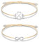 HSAJS 2 Paires Bracelet pour Femmes Fille, Bracelets Infini et Porte Bonheur Bracelet Bijoux Fait Main Bracelet Cordon Tressé Réglable Cadeau Chanceux pour Femme Filles (Jaune)