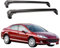 FahrradträGer fur Peugeot 407 Limousine 2004 2005 2006 2007 2008, RelingträGer Offene Seitenschiene Aluminium FahrradträGer Dachboxen Oder Als Skihalter.
