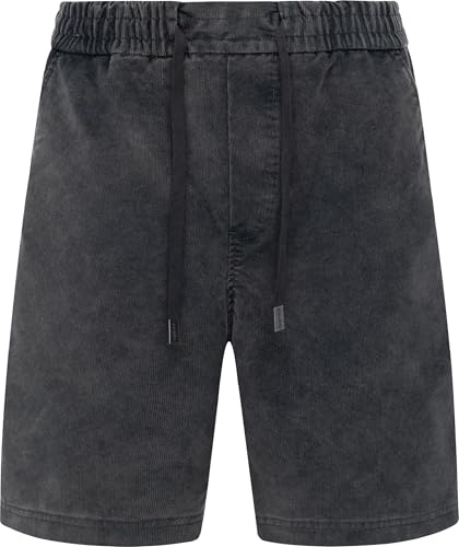 Ragwear Herren Kurze Kordhose Shorts Wilcord YOUMODO Grau Gr. S