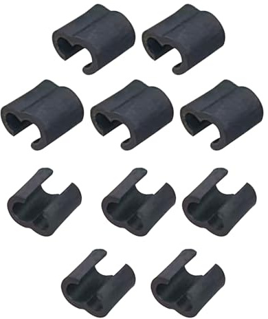 Fahrrad-Kabelclips - 10er-Set Schaltwerk Kabelclips | Organizer-Clips zur Kabelfixierung für Fahrräder Outdoor-Sport und Radtouren