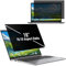 Hinnwer Filtro Schermo Privacy 16 Pollici per 16:10 Laptop, Anti Luce Blu, Anti-Spia, Filtro Privacy Monitor 16 Pollici per HP/dell/Acer/Lenovo/Thinkpad/Samsung/ASUS/Sony