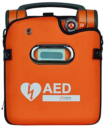LBMED AED-Defibrillator-Tragetasche, Kleiner Wasserdichter Trauma-Rucksack Für Ersthelfer Mit Verstellbarem Schultergurt, Platz Für Eine Vielzahl Von AED-Modellen, Für Heimklinik, Büro, Hotel