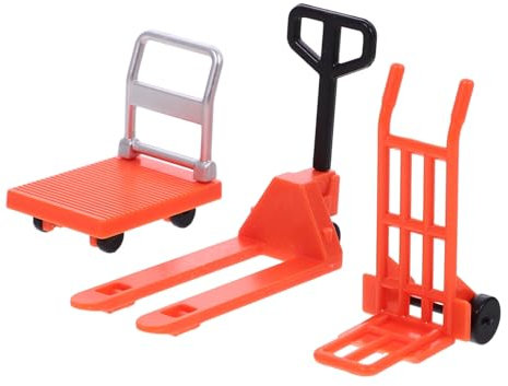 Toyvian Mini Elevatore per Set Educativo Veicoli da Costruzione in Miniatura Didattico Piattaforma e Strumenti per Compleanni e