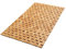 LOVIVER Tapis de bain décoratif en bambou, facile à nettoyer, paillasson de toilette, tapis de douche imperméable pour baignoire, de pour marches de, 40cmx60cm