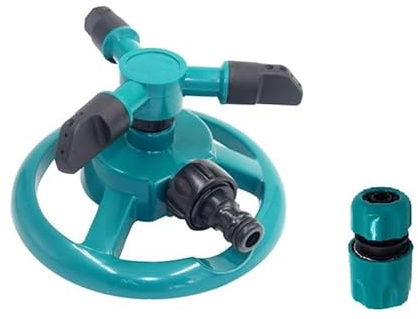 Arroseur de pelouse， Arroseur Rotatif à 360° for Jardin/pelouse, système à 3 Bras, arrosage Automatique(B with Connect)