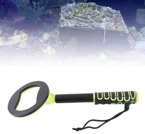 ZenithAur Metal Detector Pinpointer Resistente alle Intemperie, Alta Sensibilità Subacquea 30m - 60m, Verde, Custodia in ABS, IP68, Batteria Ricaricabile per Tesori (Verde)