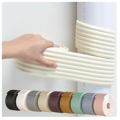 Self-Adhesive Soundproof Pipe Wrap Tape - Anti-Fluff Foam Insulation for Toilet Kitchen Sewer Pipes, Resistant Seal Strip
