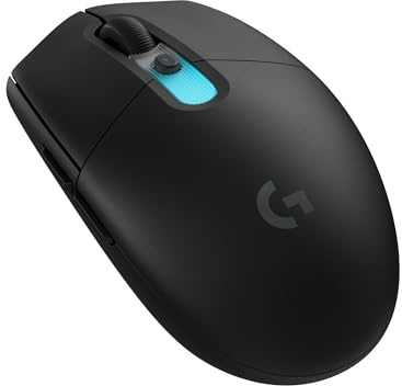 Logitech G G305 X SUPERLIGHT kabellose Gaming-Maus | Für PC/Mac, 61 g leicht, aufladbar, HERO 44K-Sensor, LIGHTSYNC RGB, 6 programmierbare Tasten, LIGHTSPEED, Bluetooth - Schwarz
