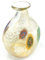 Botella de la colección de cristal de Murano Murrina con hoja de oro, fabricada en Italia