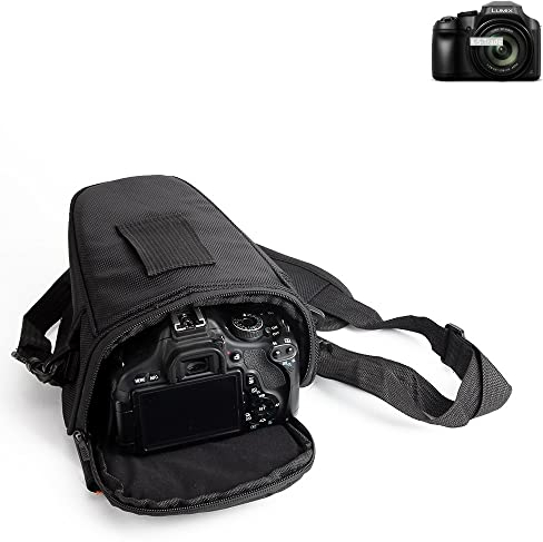 K-S-Trade Housse pour Panasonic Lumix DC-FZ82 Compatible avec Panasonic Lumix DC-FZ82 Sac Appareil Photo Reflex Saccoche Étui Pouchette Gadget Anti-Choc DSLR SLR Caméra Protection Housse Antichoc