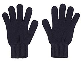 Jasmine Silk Herren Handschuhe aus 100 % Kaschmir, hergestellt in Schottland, navy, Einheitsgröße