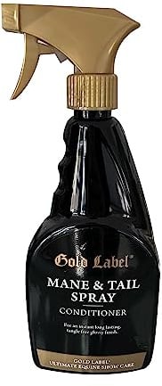 Gold Label Spray de Soin Ultime pour crinière et Queue, 500 ML, Transparent, Taille Unique