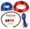 Car Amplifier Wire,Car Audio Subwoofer Amplifier Speaker Installation Wire Cable Kit with