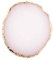 Bodhi200 Plateau à bijoux en résine vintage pour bijoux, bagues, boucles d'oreilles, décoration de bureau, support de plat, présentoir à bijoux, blanc