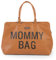 Childhome, Mommy Bag, Wickeltasche, Mutterschaft, Reisetasche, Großes Fassungsvermögen, Wickelunterlage, Verstellbarer Schulterriemen, Unterteilt, Isoliertasche, Kofferdurchführung, Braunes Kunstleder