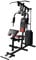 Fit4home Multi-functional Home Gym Workout Station Fitness Body Exercise | Adjustable Seat, 81kg Weight Plates | Black Red TF-7001