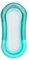 Brandsseller Colchón Inflable de Aire 160x84 cm Colchón de Baño Hamaca de Agua con Inserto de Malla y la Sección de la Cabeza extraíble - Verde