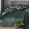 Laurence Llewelyn-Bowen - Bottle Green Velvet Duvet Cover Set - King Bedding Size (230 x 220cm) - 2 Pillowcases - Soft Touch - Designer - Green Luxury Bedding Set - Velvet Bedding in Dark Green
