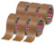 tesa tesapack 4313 Papier Paketband im 6er Pack - Klebeband zum Verpacken von Paketen und Kartons - braun - 6 Rollen je 50 m x 50 mm