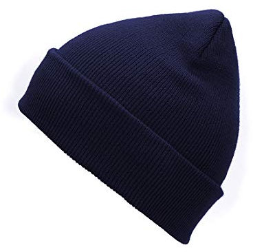 Durio Winter Beanie Mütze Wintermütze Herren Damen Unisex Strickmütze Laufmützen Einheitsgröße Navy