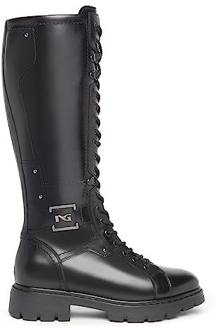 Nero Giardini I309063D Stivali Donna In Pelle - Nero 37 EU