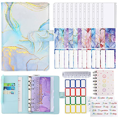Budget Planner A6,Spar Challenge Für Budgetplaner,Geld Organizer Beginner Binder,Geld Sparen Mappe Binder,Cash Sparbuch