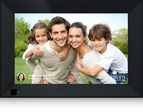Digital Photo Frame 10.1 Inch WiFi Digital Picture Frame with 1280 * 800 IPS Full HD Touchscreen, Humblestead 32GB WiFi Smart Frame Share Photos and Videos Instantly from Anywhere via AiMOR App