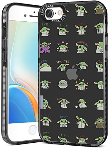 Coralogo for iPhone SE 2022/SE 2020/8/7/6/6S Case Cute Cartoon Character Funny Cover Cool Fun Men Teens Girls Boys Bumper Soft Youda Phone Cases Clear Design for iPhone SE2022/SE2020/8/7/6 4.7