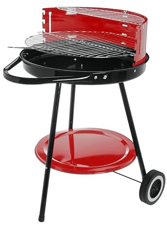 MAURY'S BARBECUE TONDO CON RIPIANO E 4 POSIZIONI DI COTTURA 55 X H72 CM