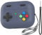 Delidigi Silikon Hülle Kompatibel mit Airpods Pro 2 Hülle Case 2022/2023 (USB C), Klassische Handheld Game Console Design Schutzhülle, Front LED Sichtbar (Mitternachts Blau)