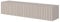 Selsey TV Schrank Board Sideboard Fernsehtisch Fernsehschrank 138,6 cm Hängend Graubeige Mit Lamellierter Front Telire