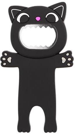 Pylones - Flaschenöffner – Ani-Opener – schwarze Katze
