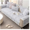 Tauzveok Sofaschoner rutschfest, Hund Katze Sofaschutzdecke, Eck Sofa üBerzug, Sofabezug Antirutsch Decke, Chenille Sofabezug 1 2 3 4 Sitzer,B Light Gray,90 * 240cm