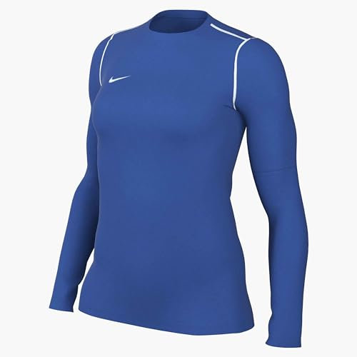 Nike FJ3006-463 W NK DF PARK20 Crew Top R Sweatshirt Mujer Royal Blue/White/White Tamaño L