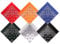 Bandana Kopftuch 6 Stück - Baumwolle 100%, Halstuch Nickituch Damen, Head Scarf Protective, Paisley Muster Mit Mischfarben