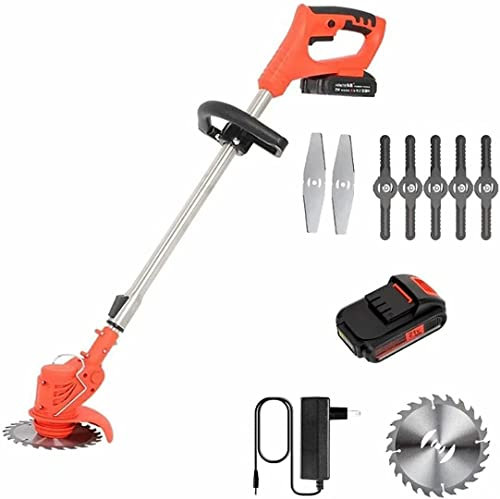ABBNIA Tondeuse à Gazon électrique sans Fil, Batterie 24V, Outil de Jardinage électrique de Type Poussoir