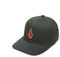 Volcom Herren Full Stone Flex Fit Baseballkappe, Dunkler Wald, Large