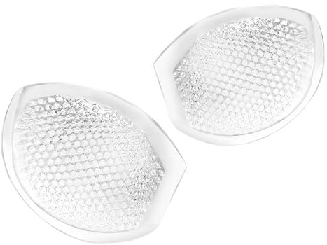 Koorium Inserts de soutien-gorge, inserts de soutien-gorge en silicone, poitrine en silicone, en forme de V, respirants, semi-adhésifs, sensation réaliste et confortable, claire, taille unique